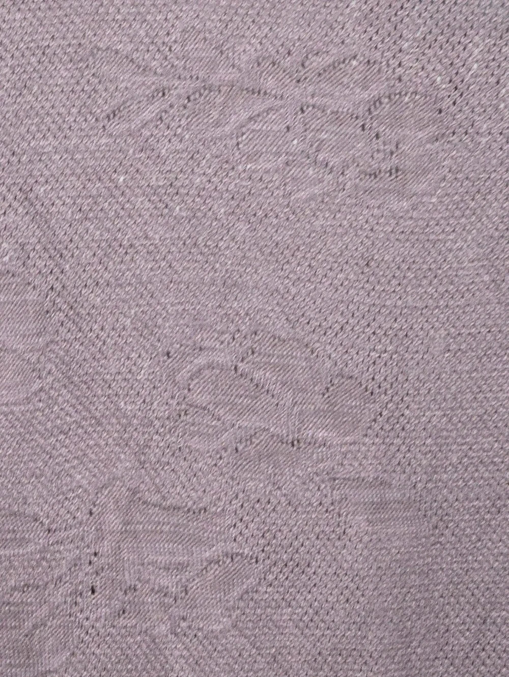 Maurices Mauve/purple Lace-Texture Long Sleeve Floral Mesh Layering Fall